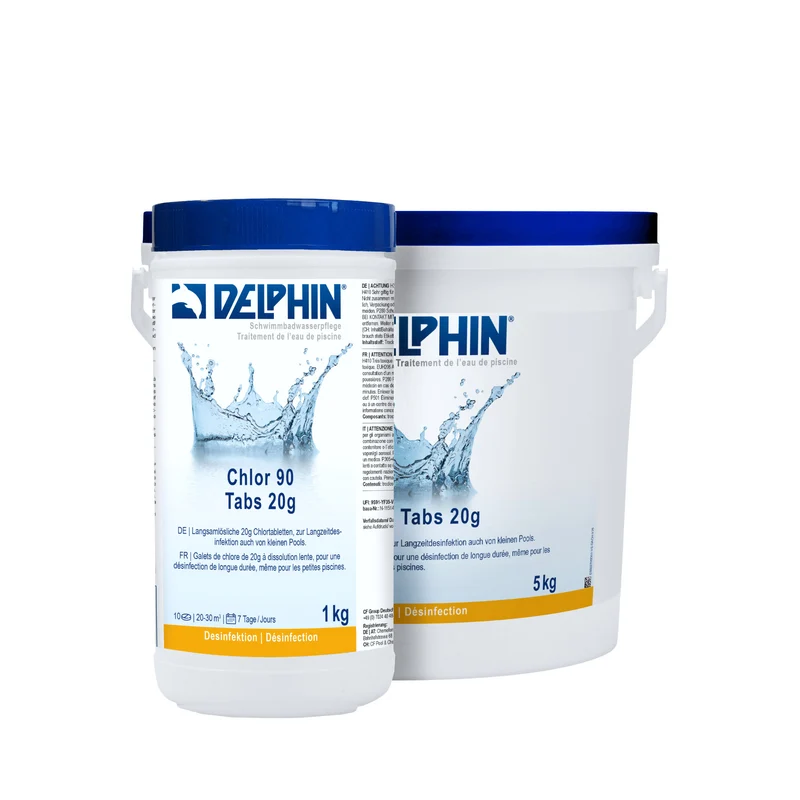 DELPHIN Chlor 90 Tabs 20g – langsamlöslich