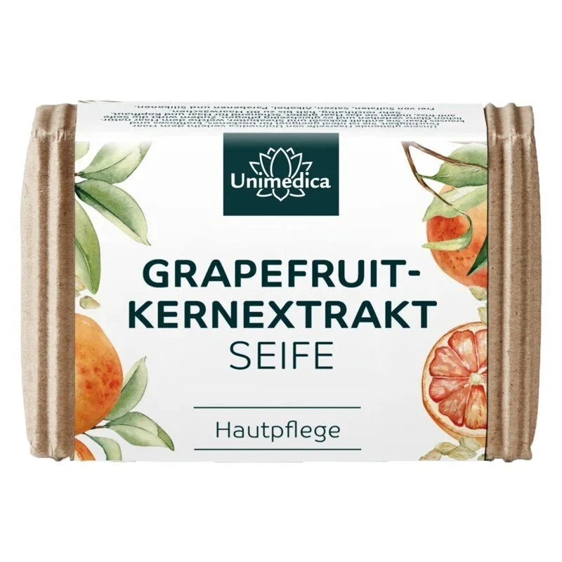 Grapefruitkern Seife - Grapefruitkernextrakt-Kokosseife - naturrein und kaltgerührt - 100 g - von Unimedica