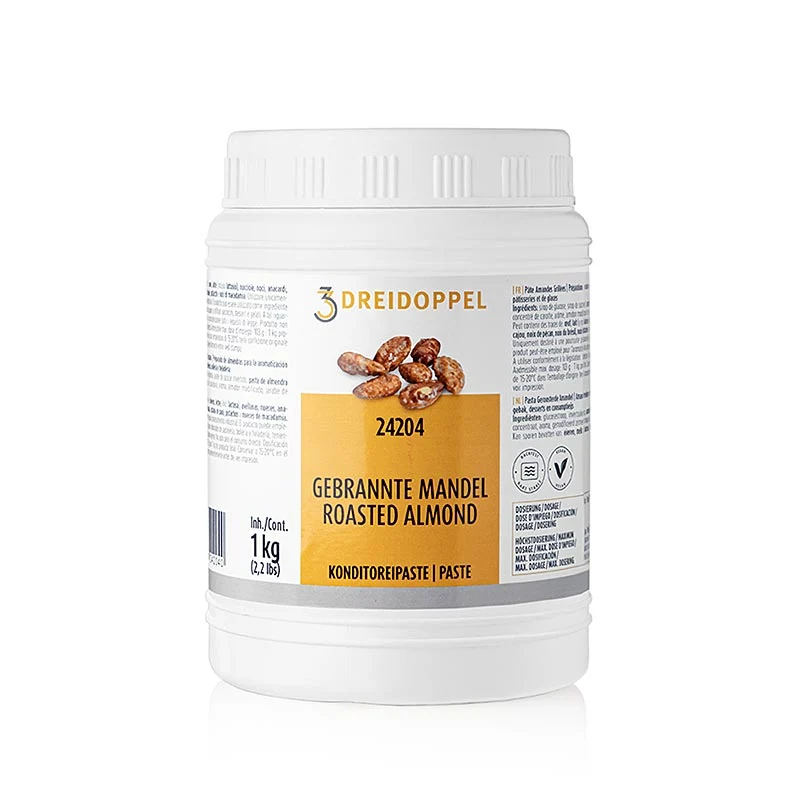 Gebrannte Mandel Paste, Dreidoppel, No.242, 1 kg